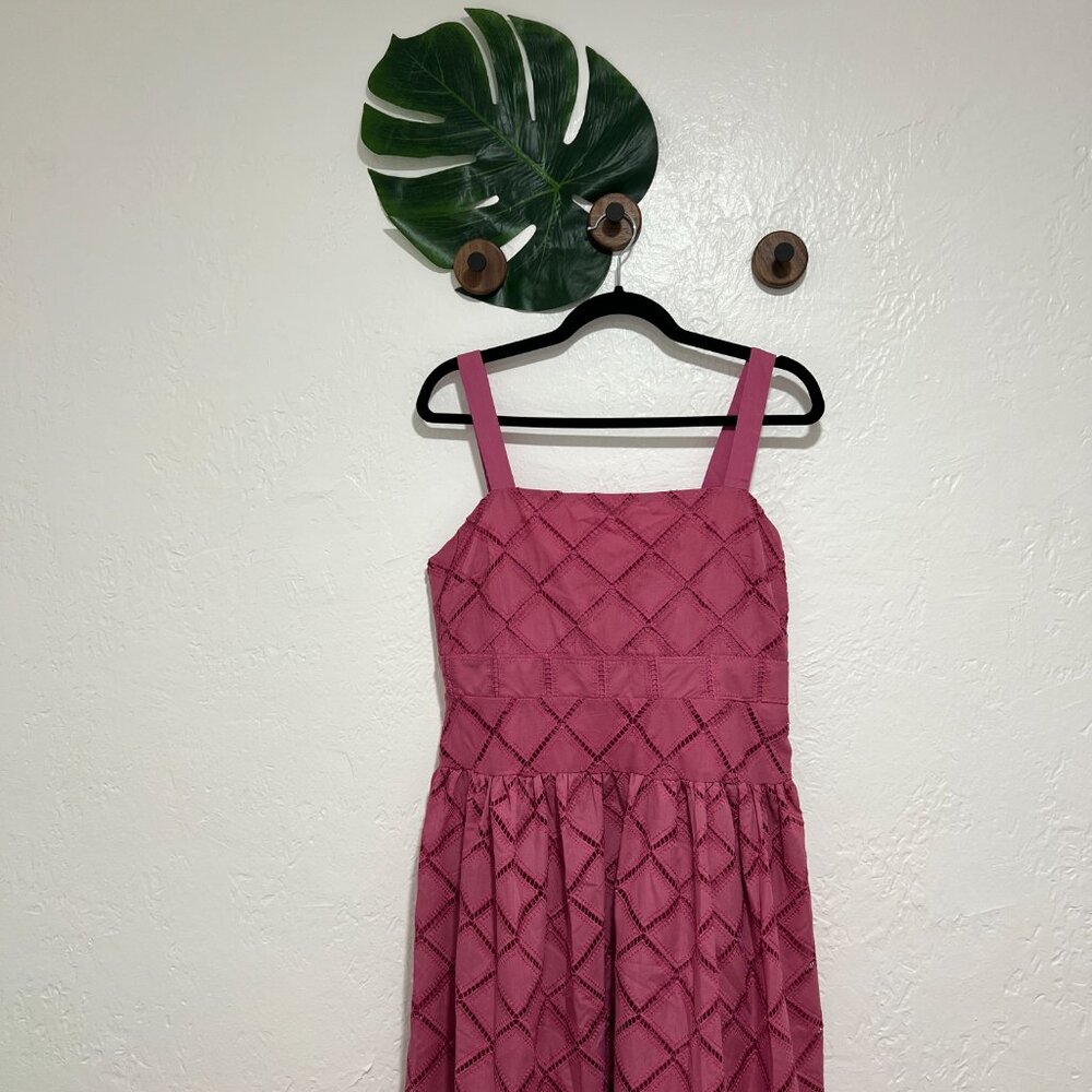 English Factory Embroidered Lace Midi Dress - Medium